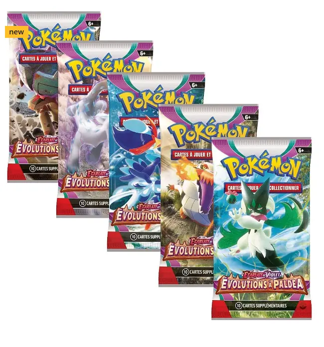 Art set booster évolution à paldéa EV 2 FR 
