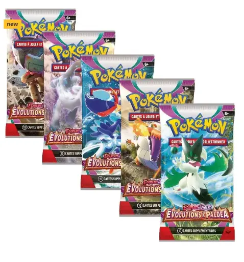 Art set booster évolution à paldéa EV 2 FR 